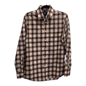 Nordstrom Button Down Plaid Shirt Size S